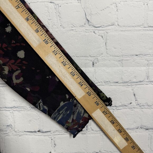 Cristopher & Banks Blouse Women XL  Whimsigoth Sheer Lined V Neck 3/4 Sleeve Top - Picture 8 of 11